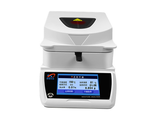 測試設備：水份測試儀